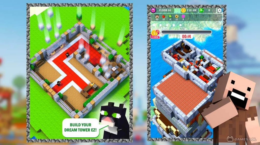 tower craft 3d download free