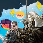 alucard and group soaking in rain