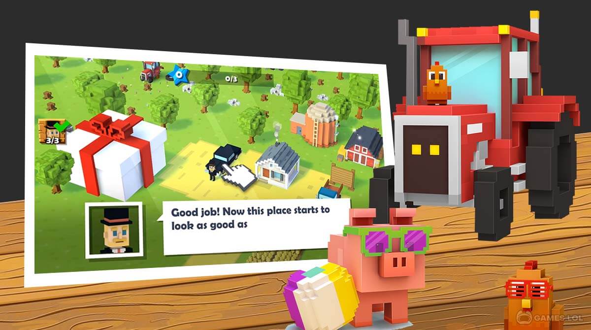 blocky farm download free