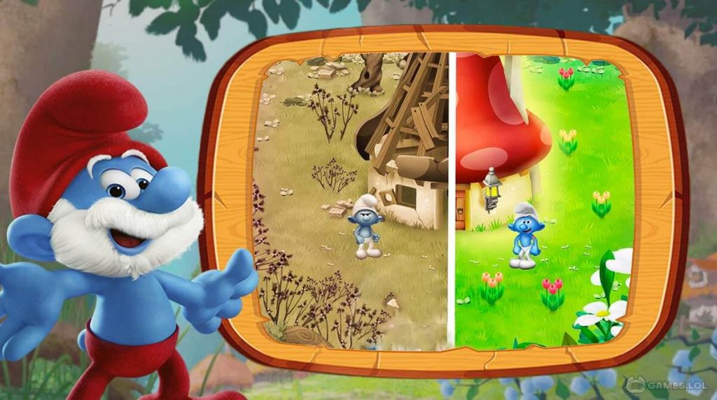 Play Smurfs' Village on PC 