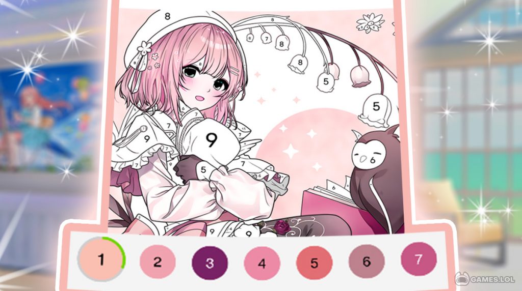 Anime Color By Numbers Coloring BookAmazoncomAppstore for Android