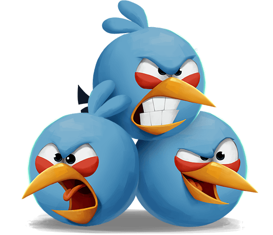 Angry Birds 2 Blue Trio