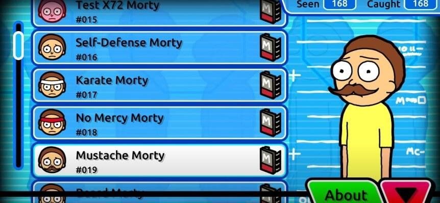 Pocket Mortys Mustache