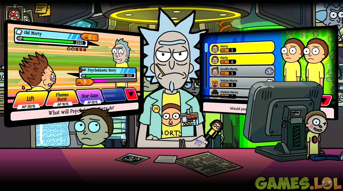 Pocket Mortys gameslol