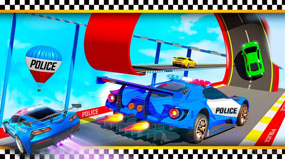 police car ramp stunts download PC