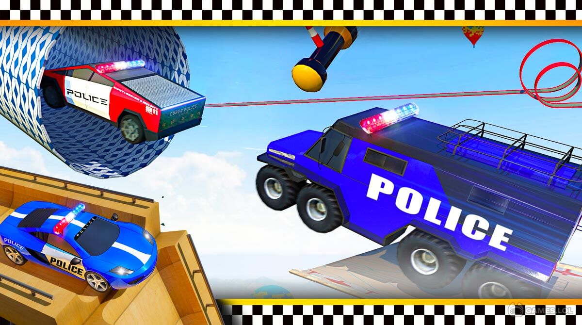 police car ramp stunts download full version