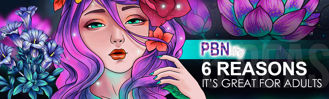 Paint by Number coolest game for adults