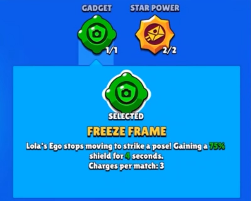 Brawl Stars Lola Freeze frame