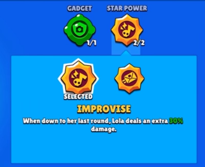 Brawl Stars lola Improvise