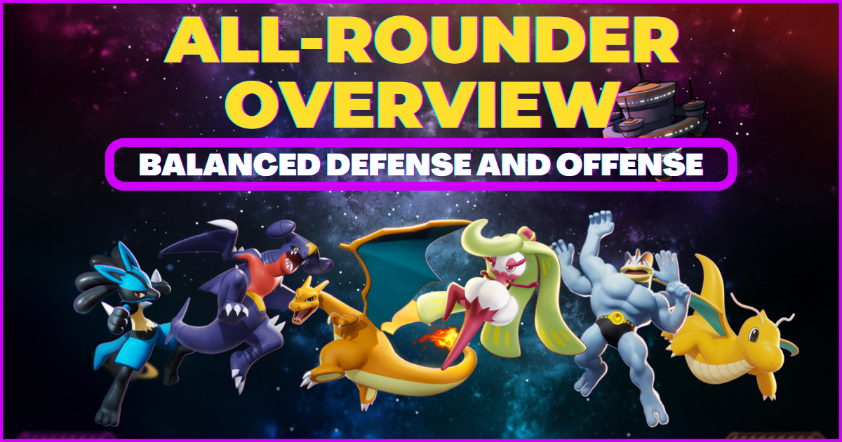 Best Pokemon to use in Pokemon Unite: All-Rounder, Attacker, Speedster,  Defender & Supporter - Charlie INTEL