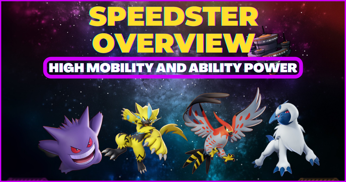 Pokemon UNITE Speedsters Cheat Sheet Overview