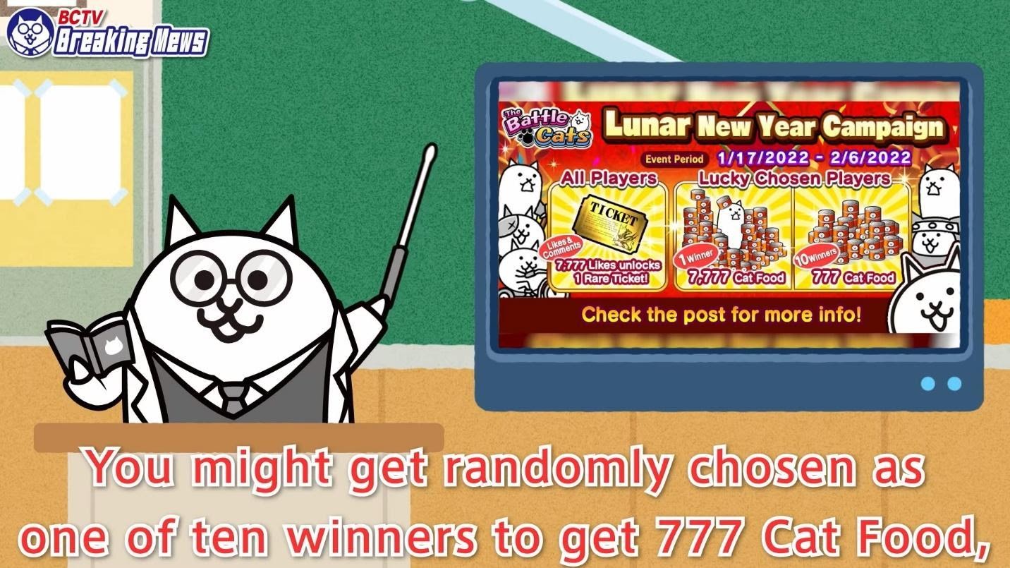 The Battle Cats Events: Lunar New Year 2022 Celebration Overview