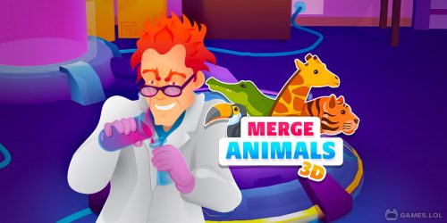 Play Merge Animals 3D – Mutant race on PC