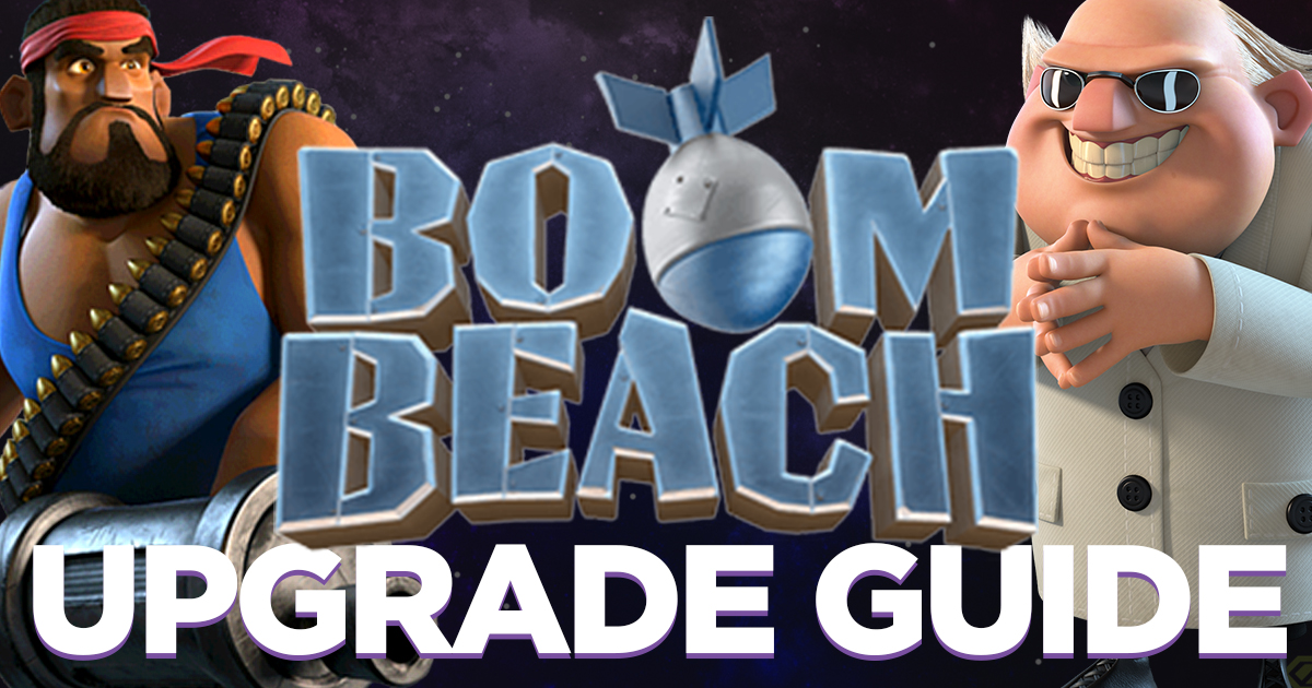 Boom Beach Upgrade Guide Banner