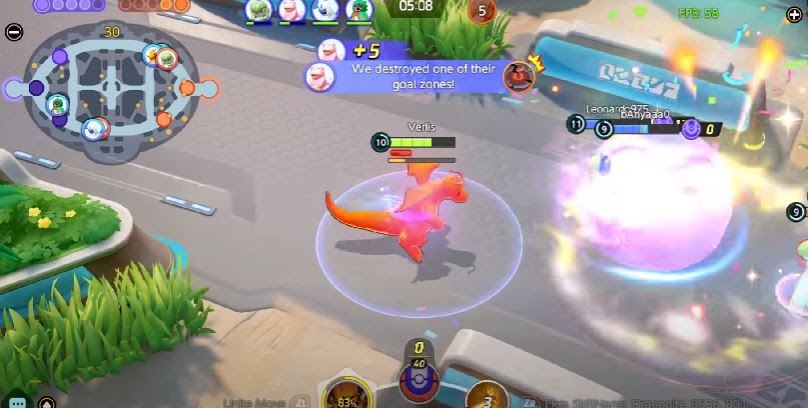 Pokemon UNITE Dragonite dragon dance