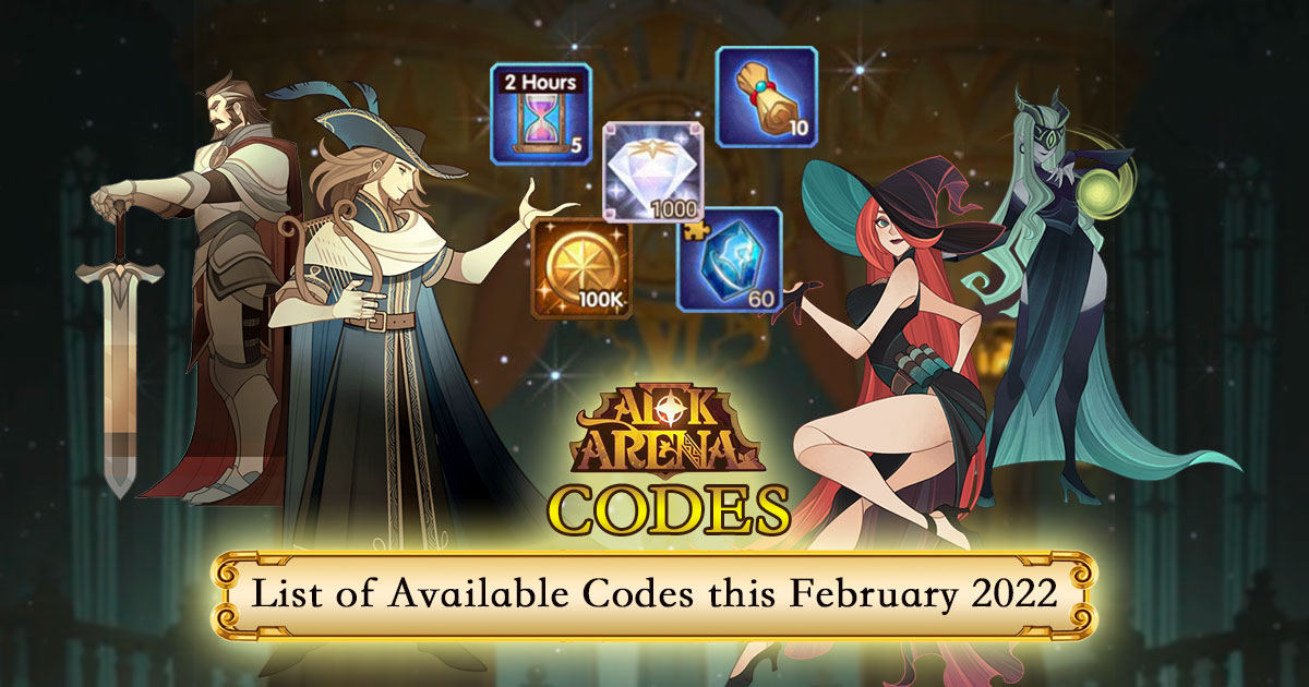 afk arena february 2022 codes