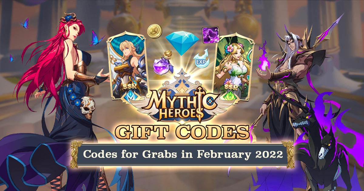 mythic heroes gift codes for february