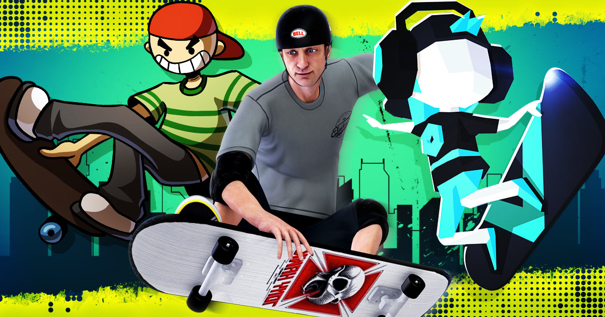 5 best skateboarding games header
