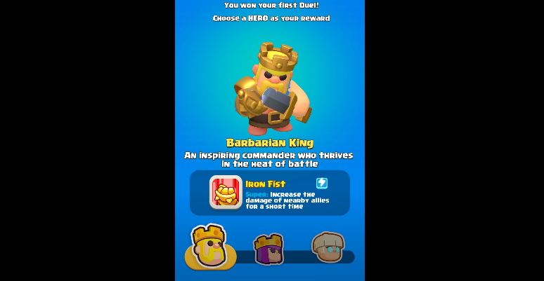 Clash Mini hero reward