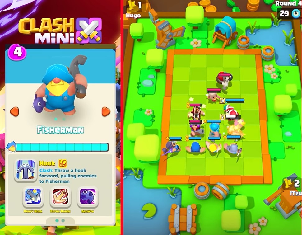 Clash mini fisherman