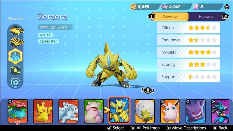 Pokemon Unite Zeraora guide