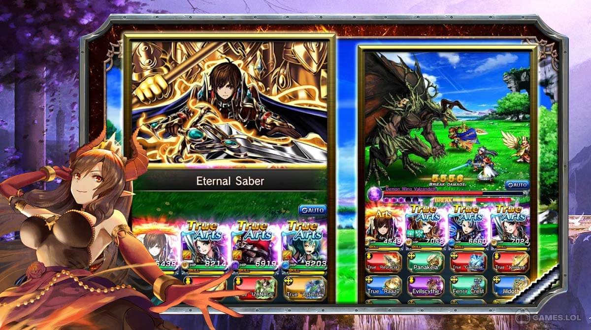 grand summoners anime gameplay on pc