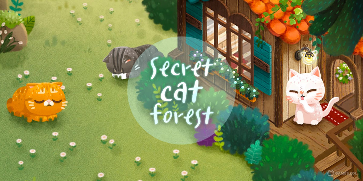 Secret Cat Forest Relaxing Cat Sim Game