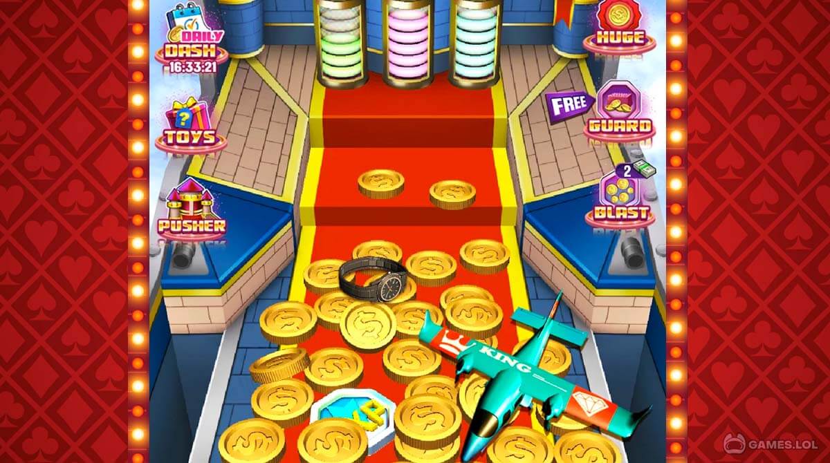 coin pusher gameplay on pc