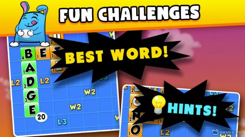 word chums gameplay on pc