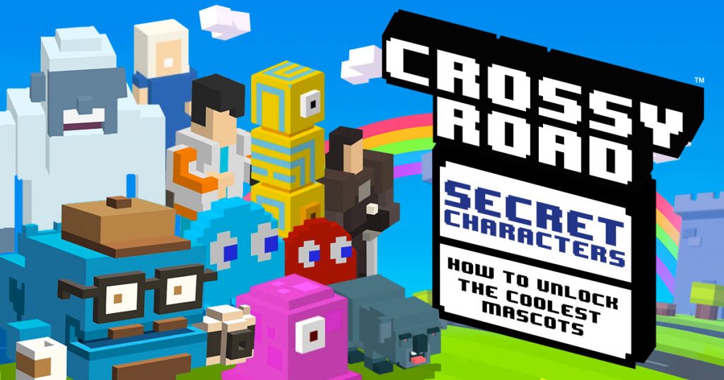 crossy road secret characters unlock the coolest mascots