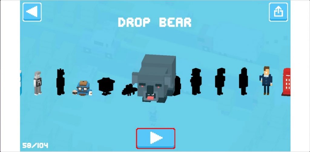 drop bear crossy road