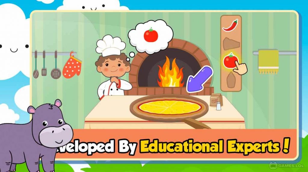 Boogie Bear's English Game: Level 1 Free Games online for kids in