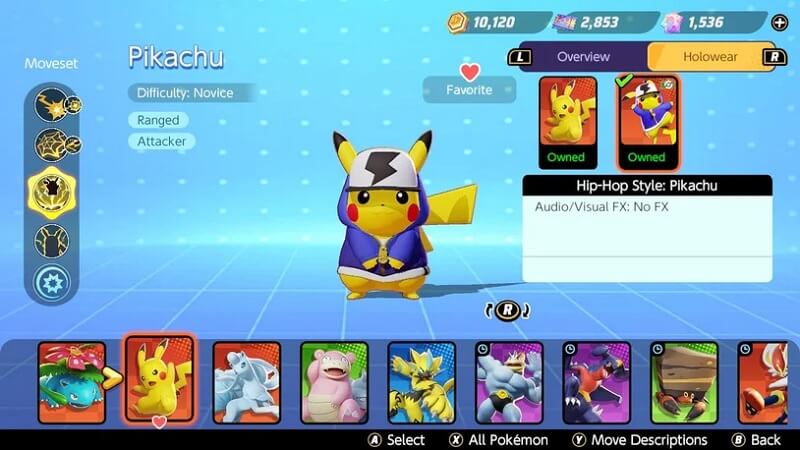 Pikachu Pokemon UNITE gameplay