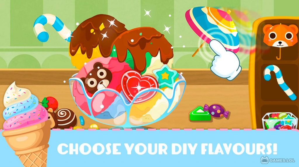 Ice Cream Maker Baby Panda • COKOGAMES