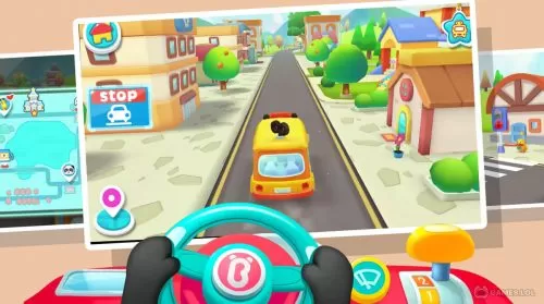 Baby Panda School Bus - Download this Fun Casual Educational Game