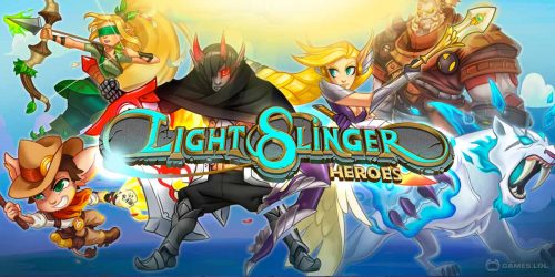 Play LightSlinger Heroes Puzzle RPG on PC