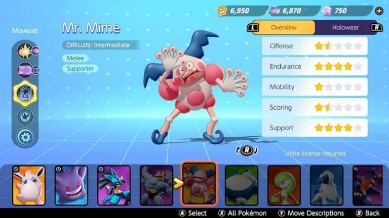 Mr Mime Pok Mon Unite Build Moveset Items Guide