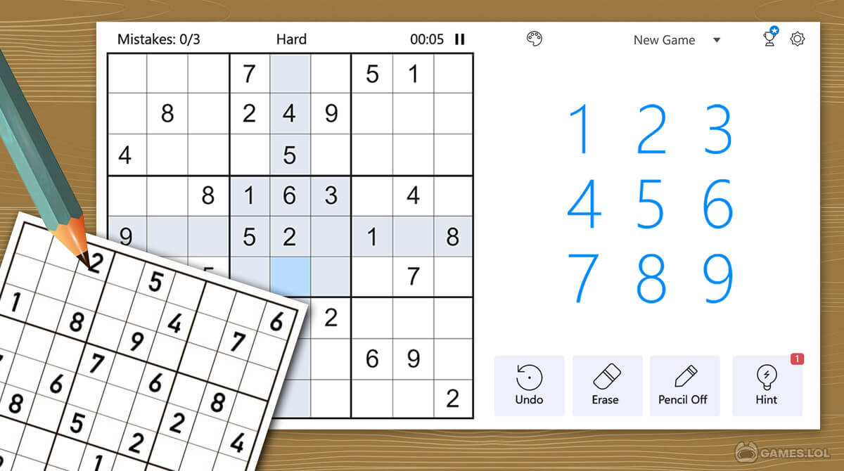 sudoku classic gameplay on pc