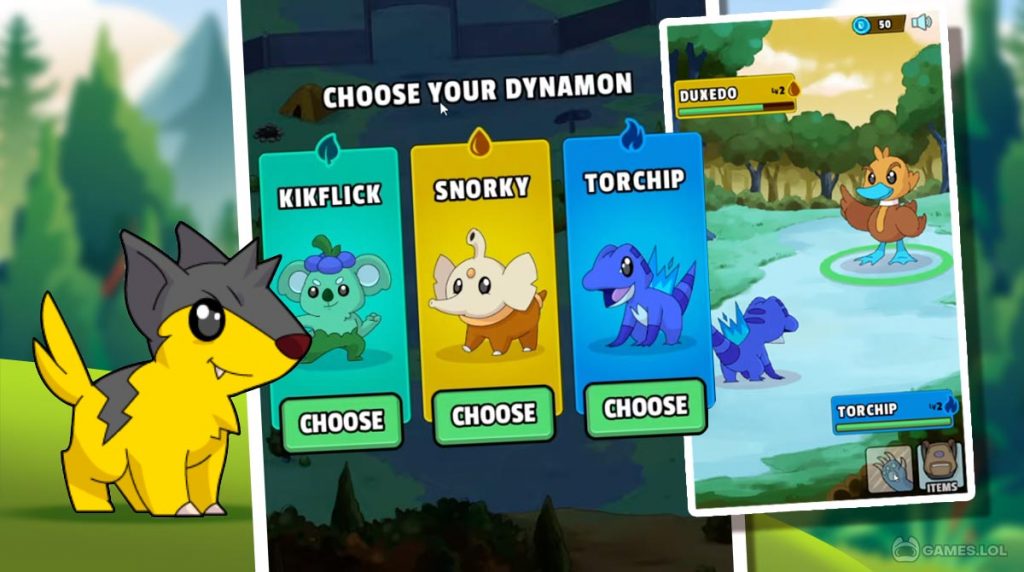 Dynamons Evolution - Free Online Game - Play Now