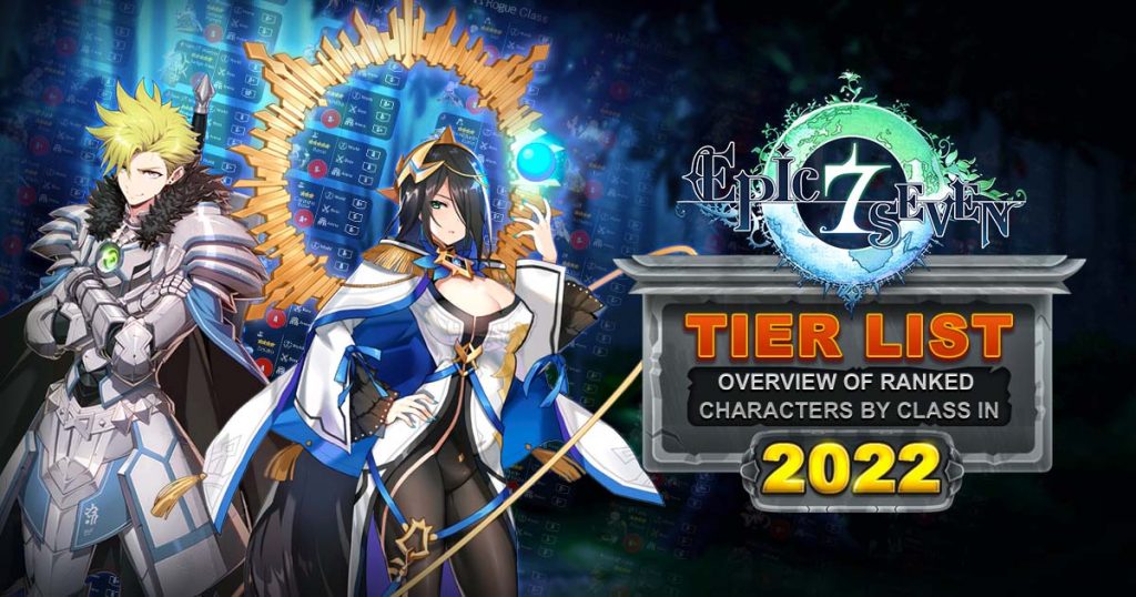 epic seven tier list overview of characters in 2022