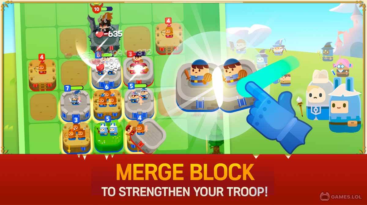 merge tactics gameplay on pc