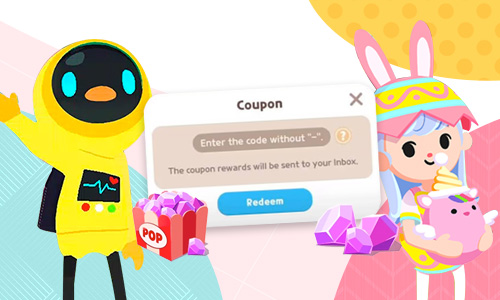play together mascots shwoing coupon codes