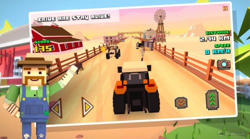 blocky farm racing simulator for pc