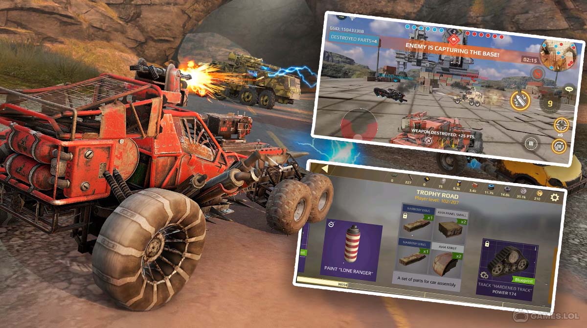 crossout mobile gameplay on pc