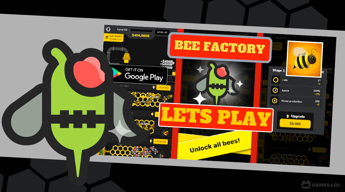 idle bee factory gameplay on pc