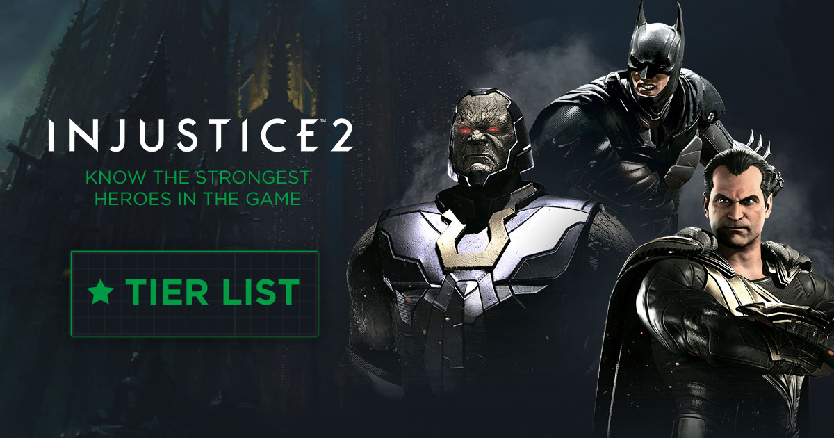 injustice 2 tier list for best characters
