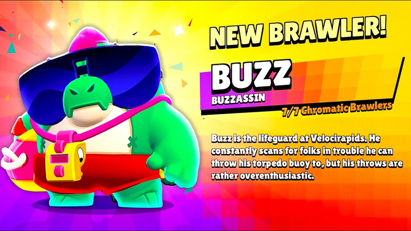 Buzz Brawl Stars Character