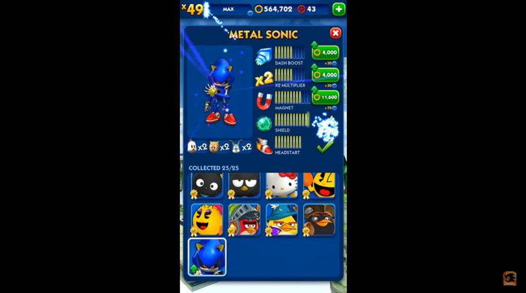 Sonic Dash Metal Sonic