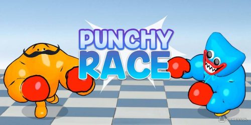 Play Punchy Race: Run & Fight Game on PC