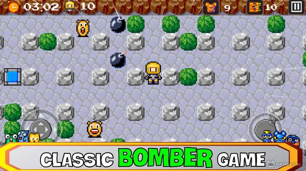 joguinho classico de aventura, Bombsquad Bomber Battle, bombermen